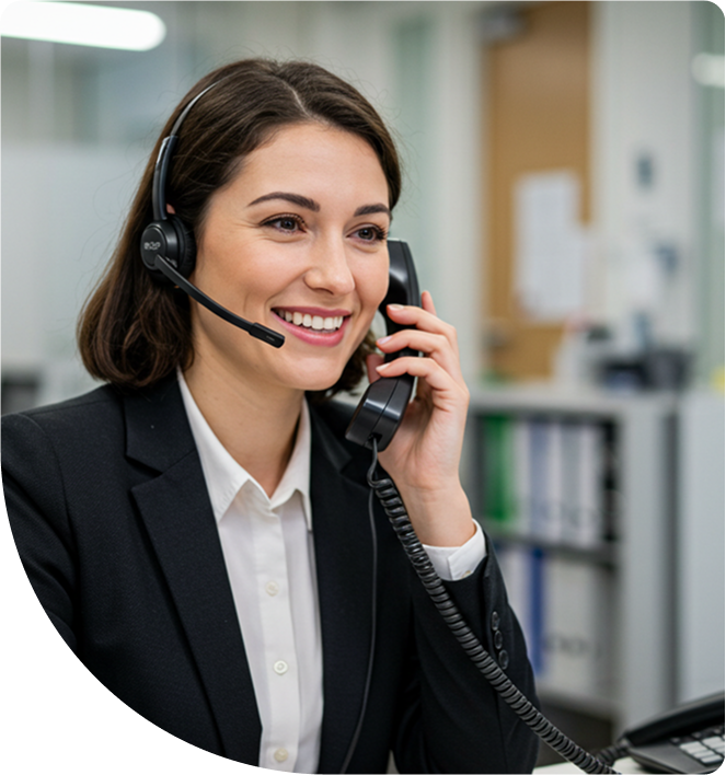 Atendimento humano por telefone